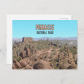 Pinnacles Nationalpark California Postkarte (Vorne/Hinten)