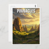 Pinnacles Nationalpark California Postkarte (Vorne/Hinten)