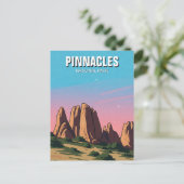 Pinnacles Nationalpark California Postkarte (Stehend Vorderseite)