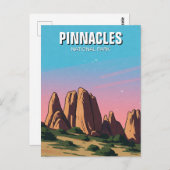 Pinnacles Nationalpark California Postkarte (Vorne/Hinten)