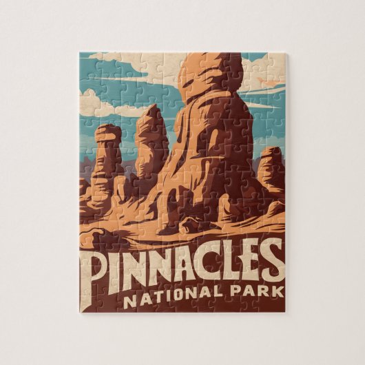 Pinnacles Nationalpark California Puzzle (Vertikal)