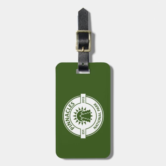 Pinnacles Nationalpark Gepäckanhänger (Vorderseite vertikal)