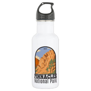 Pinnacles-Nationalpark Kalifornien Vintage Edelstahlflasche