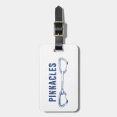 Pinnacles Nationalpark Klettersteig Gepäckanhänger (Vorderseite vertikal)