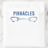 Pinnacles Nationalpark Klettersteig Rechteckiger Aufkleber (Tasche)