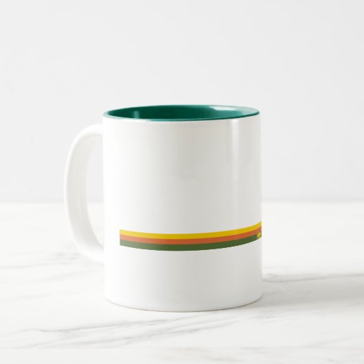 Pinnacles Nationalpark Pinienwälder Zweifarbige Tasse (Vorderseite Links)