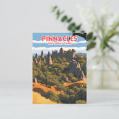Pinnacles Nationalpark Poster Postkarte (Stehend Vorderseite)
