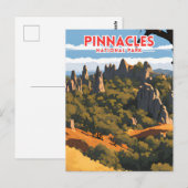Pinnacles Nationalpark Poster Postkarte (Vorne/Hinten)