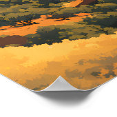 Pinnacles Nationalpark Reisende Poster (Ecke)