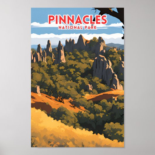 Pinnacles Nationalpark Reisende Poster (Vorne)
