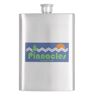 Pinnacles Nationalpark Retro Flachmann