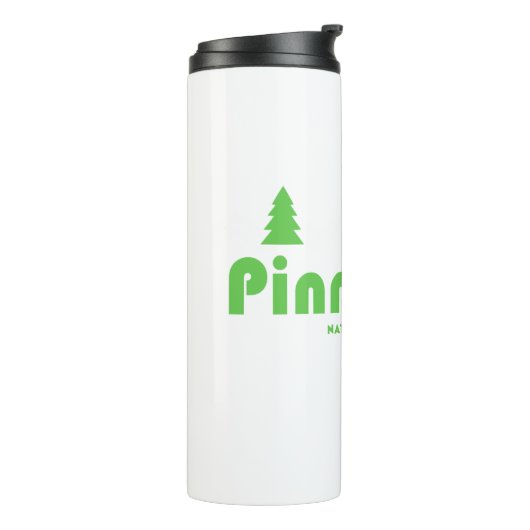 Pinnacles Nationalpark Retro Thermosbecher (Nach links gedreht)