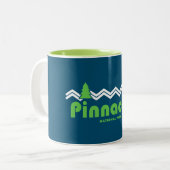 Pinnacles Nationalpark Retro Zweifarbige Tasse (Vorderseite Links)
