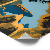Pinnacles Nationalparkreisen Poster (Ecke)