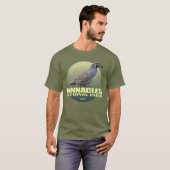 Pinnacles NP (California Quail) WT T-Shirt (Vorne ganz)