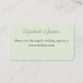 Pinned & Stitched "Getting Hitched" Enclosure Card Begleitkarte (Vorderseite)