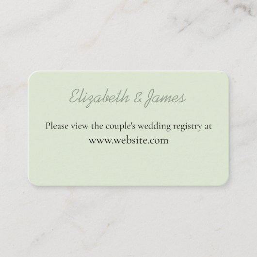 Pinned & Stitched "Getting Hitched" Enclosure Card Begleitkarte (Vorderseite)