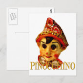 Pinocchino Postkarte (Vorne/Hinten)
