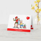 Pinocchio and Friends Liebe - Geburtskarte Karte (Gelbe Blume)