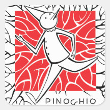 Pinocchio-Aufkleber
