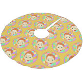 Pinocchio Brushed Polyester Tree Skirt Weihnachtsbaumdecke (Schrägansicht)