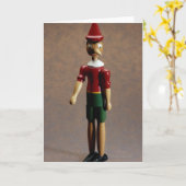 Pinocchio Karte (Gelbe Blume)