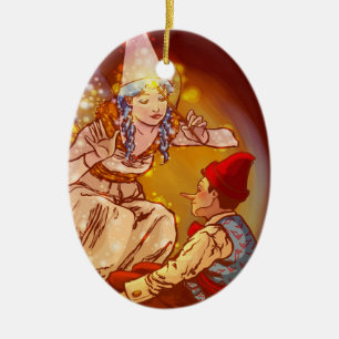 Pinocchio Keramik Ornament