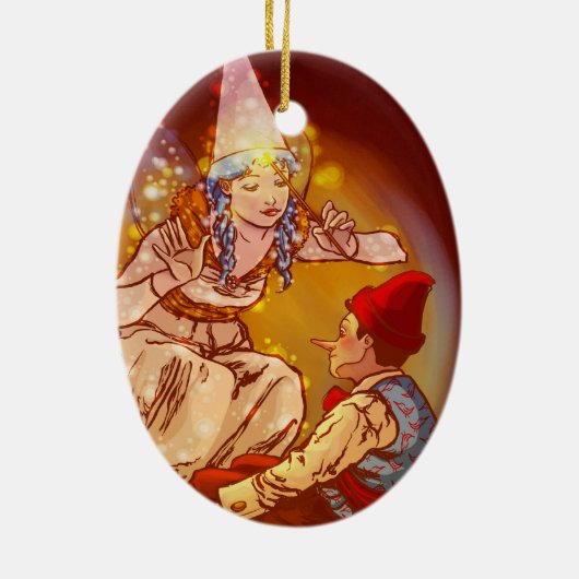 Pinocchio Keramik Ornament (Hinten)
