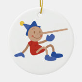 Pinocchio Keramik Ornament (Vorne)