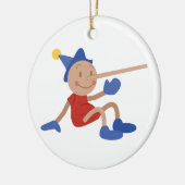 Pinocchio Keramik Ornament (Links)