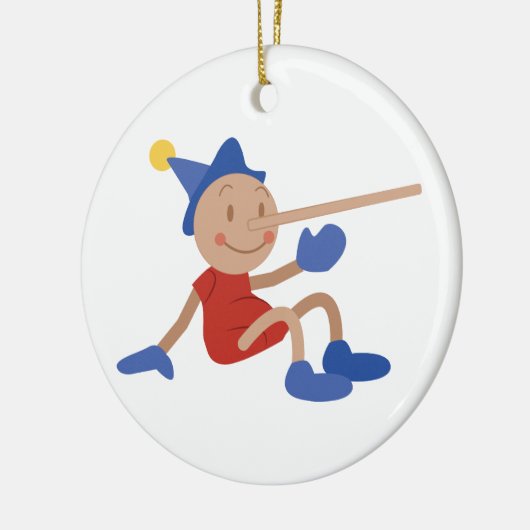 Pinocchio Keramik Ornament (Links)