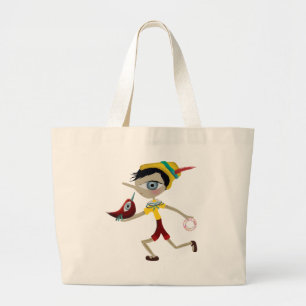 Pinocchio pinotxo märchenhafte Tasche Jumbo-Tasch