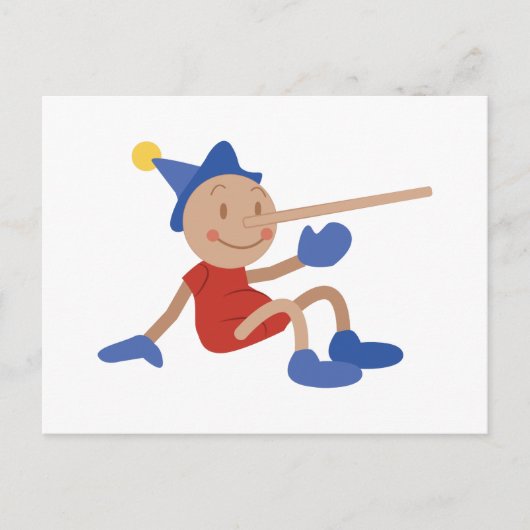 Pinocchio Postkarte (Vorderseite)