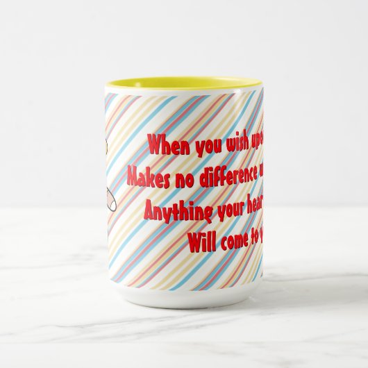 Pinocchio Yellow Tasse (Zentrum)