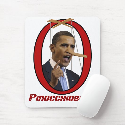 Pinocchiobama Mouse Pad Mousepad (Mit Mouse)