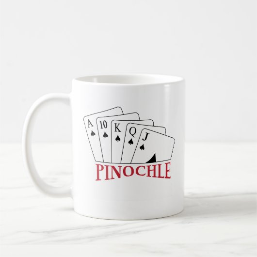 Pinochelkarten Kaffeetasse (Links)