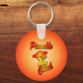 Pinochle Chick #5 Schlüsselanhänger (Vorderseite)