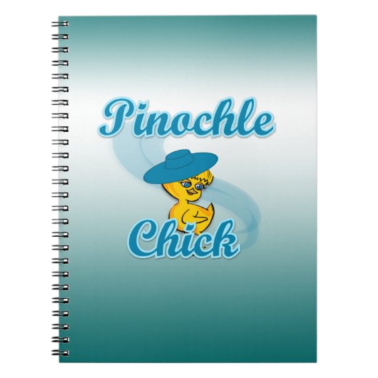 Pinochle Chick Notizblock (Vorderseite)