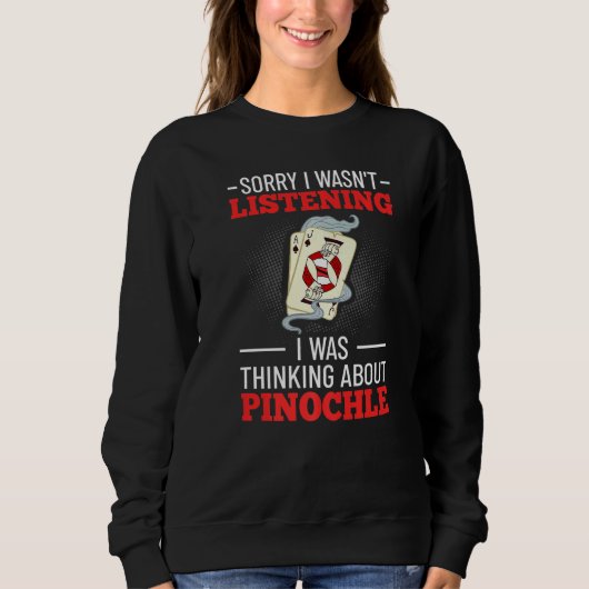 Pinochle Game Rules Karten Doppeldeckpunkte 1 Sweatshirt (Vorderseite)