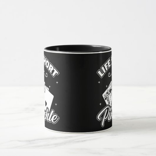 Pinochle Game Rules Karten Doppeldeckpunkte Tasse (Zentrum)