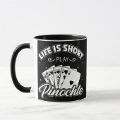 Pinochle Game Rules Karten Doppeldeckpunkte Tasse (Links)