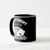 Pinochle Game Rules Karten Doppeldeckpunkte Tasse (Vorderseite Links)