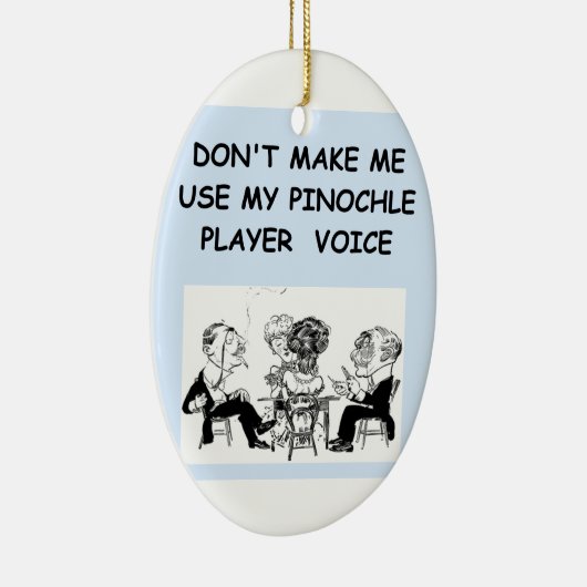 Pinochle Keramik Ornament (Rechts)