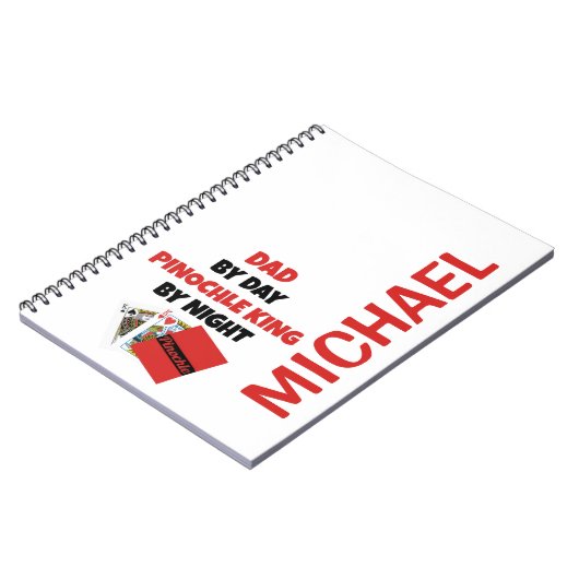 Pinochle King Vater Notizblock (Linke Seite)