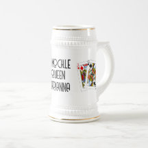 Pinochle-Königin-Bierkrug