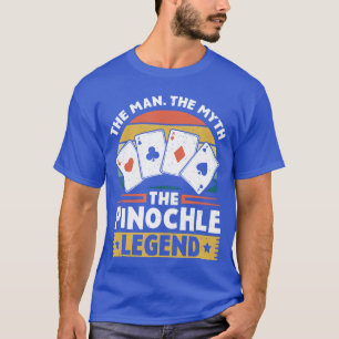 Pinochle Legenden Kartenspiel Lustiges Pinochle Vi T-Shirt