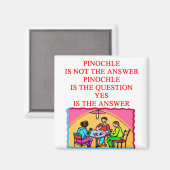 PINOCHLE MAGNET (Vorderseite/Rückseite)