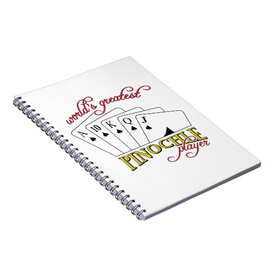 Pinochle Player Notizblock (Rechte Seite)