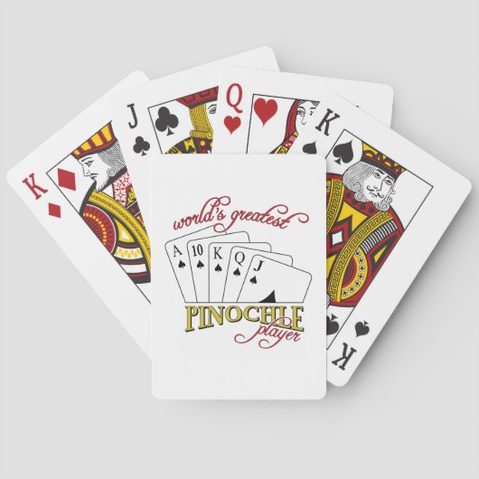 Pinochle-Spieler Spielkarten (Rückseite)