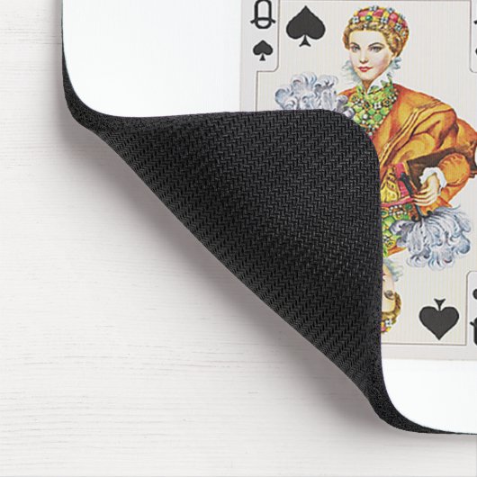 PINOCHLE-Spielspieler Mousepad (Ecke)
